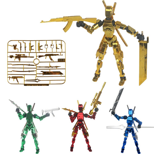 Ensemble de figurines articulées T13 imprimées en 3D