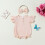 Lulshou Baby-Mädchen-Strampler, Kurzarmbody, 1er-Pack 2