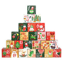 Calendrier de l'Avent de Noël - Boîte de 24 bonbons