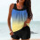 Women's high-waisted swimsuit set gradient racerback top 1
