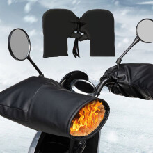Vintermotorsykkelhansker Vanntette PVC-hansker med snøring