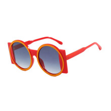 FEYE ronde tweekleurige zonnebril unisex retro1 paar