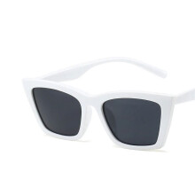 Vintage cat-eye zonnebril voor dames, vierkant montuur, klein montuur