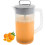 Pichet mélangeur en plastique de 68 oz avec couvercle et piston 8