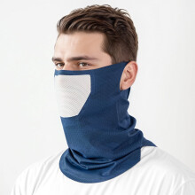 Verkoelend gezichtsmasker van ijszijde voor heren, geschikt voor fietsen en wandelen.