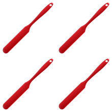 Szilikon Üveg Spatula Készlet Hosszú Nyéllel, Tapadásmentes, 4 Részes