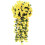 Γιρλάντα από βιολετί ύφασμα με γλυσίνα 80cm - συσκευασία των 2 1