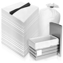 Sacs pour compacteur à déchets W10165294RB, étanches, paquet de 60, 38 cm (15 pouces)
