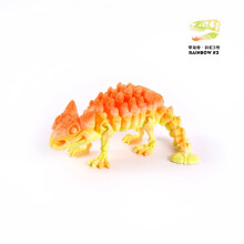 Modello di dinosauro T. Rex stampato in 3D, articolato e mobile (1 pezzo)