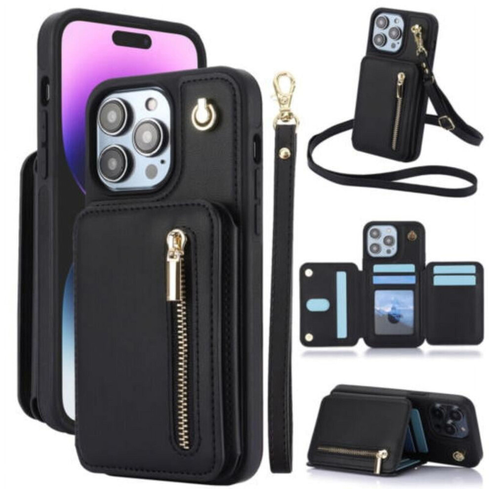 Crossbody Wallet Case For Iphone 16Â11 Pro Max With Flip 939152487745