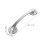 Bathroom Grab Bar Wall-Mounted Silver Large 3