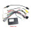 Car Android Radio Wiring Harness with CAN Bus Decoder Plug , Power Cable Connector for  Taliant Dacia Sandero 5