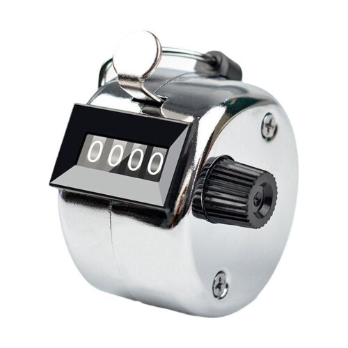 Handheld Tally Counter 4-Digit No Battery