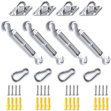 Ensemble de fixation pour auvent M6 en acier inoxydable 304, 12 pièces