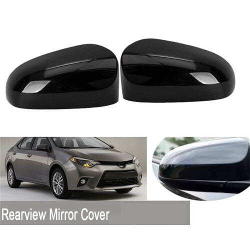 1Pair Outer Door Rearview Mirror Cover for   14-18 US Version Side Door Mirror Shell Housing Protective 2