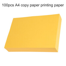 Papier Ă photocopie A4 jaune sans odeur, 100 feuilles