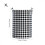 Coș de rufe cu mânere, model Houndstooth, pliabil, pachet de 1 1