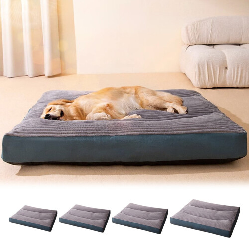 Plüsch-Hundebett, waschbar, extra groß für große Hunde