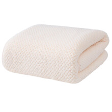 Serviette de toilette en polaire haute densité 76 x 36 cm (30 x 14 pouces) blanche