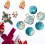 Sottobicchieri in ceramica effetto marmo con supporto (6 pezzi) 3