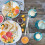 Sottobicchieri in ceramica effetto marmo con supporto (6 pezzi) 6
