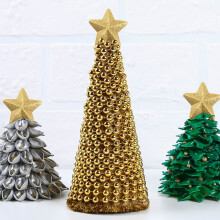 Kinderdecoratieset met sterren, wit, 10 stuks