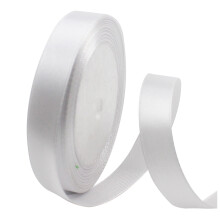 Weißes Seidengeschenkband für Hochzeiten
