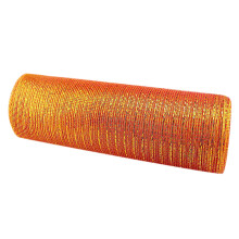 Rode kersttule stof rol 10 inch x 10 yard