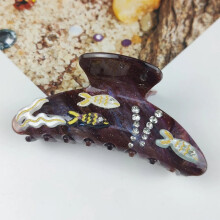 Sea Series hair claw clip acetate starfish design 1 piece