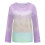 Damen-Langarmtop mit Rundhalsausschnitt und Blumenmuster 4