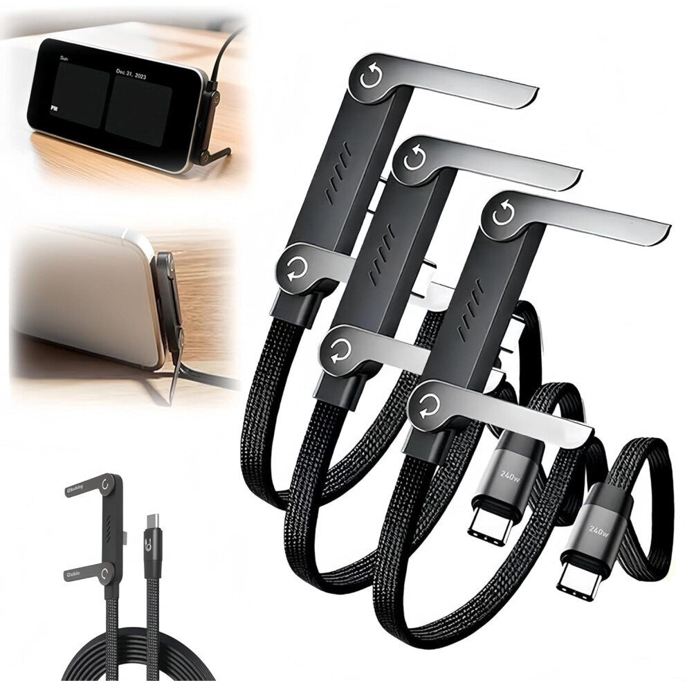 Invisible Holder Charger Cable With Stand 240W Usb-C 971050601540