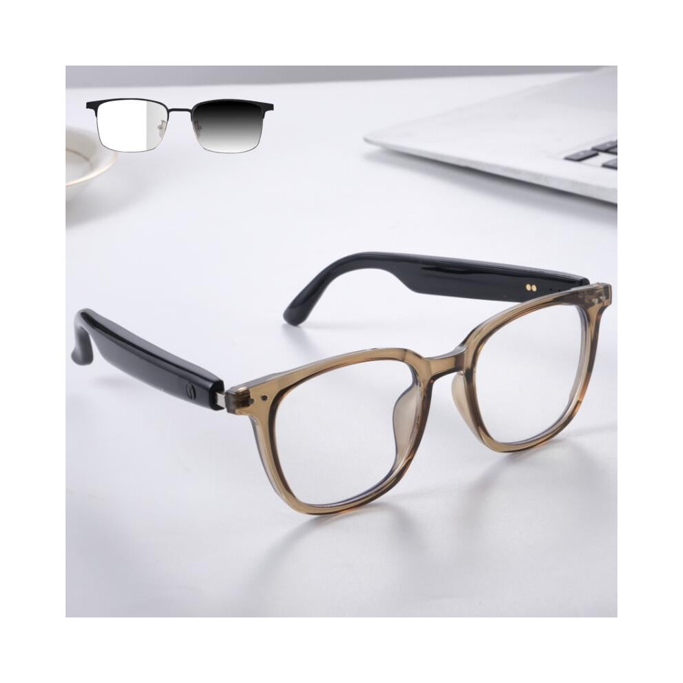 Bluetooth smart glasses photochromic lenses metal frame