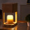 Wooden Candle Warmer Lamp with Adjustable Brightness, 6