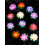 Αδιάβροχα φώτα Diwali Floating Lotus 6 τεμάχια 3,94 ίντσες 1