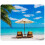 Mousepad de borracha com estampa de praia, 30x25 cm (12x10 polegadas) 1