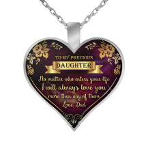 Collana con cuore infinito e pietra portafortuna in argento sterling 925