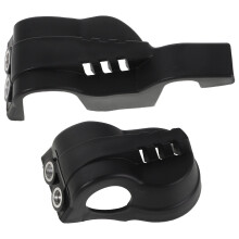 Motorrad-Gabelschutz, schwarz, 1 Set