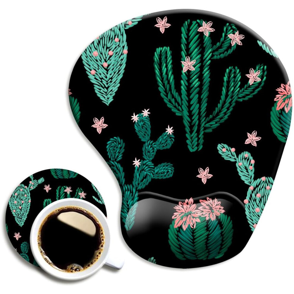 Ergonomic Mouse Pad With Wrist Support And Non-Slip Base 939152491629