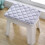 Coussin rectangulaire antidérapant en peluche pour banc (1 pièce) 1