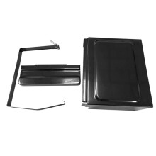 Black Battery Cover Hold Down Strap Battery Top Cover Kit for  Sportster Custom 883 1200 XLC XLH XLS 1998-2003