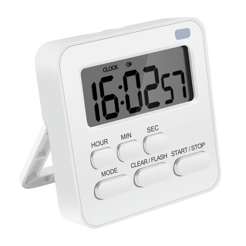 Timer da cucina digitale LCD con allarme sonoro (1 unità)