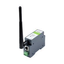 Industrial RS485 to WIFI/Ethernet Module Modbus MQTT Gateway DC5-36V Rail-Mount Serial Server