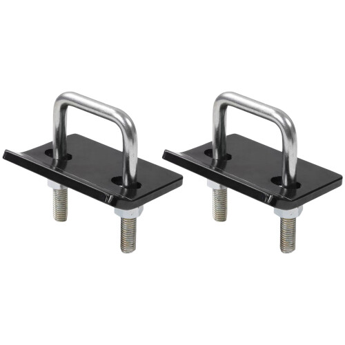 Ensemble de 2 supports de plaques stabilisatrices pour attelages carrés