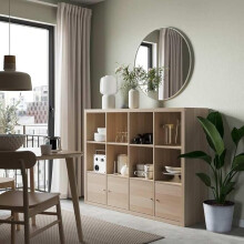ikea 12-cube Unit with 4 Door Inserts 147x112 cm