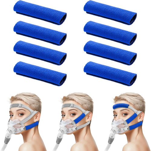 CPAP-stroppebetræk kompatible med de fleste masker, 8-pak