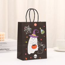 Sacs cadeaux d'Halloween avec poignées (10 pièces)