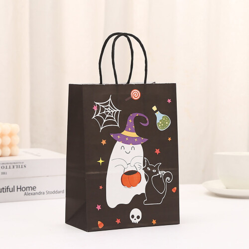 Sacs cadeaux d'Halloween avec poignées (10 pièces)