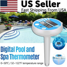 Thermomètre flottant solaire pour piscine extérieure