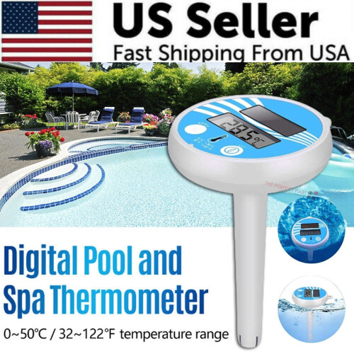 Solarbetriebenes schwimmendes Außen-Poolthermometer