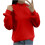 Damen-Sweatshirt mit Rundhalsausschnitt, lässig, locker geschnitten, lang 5